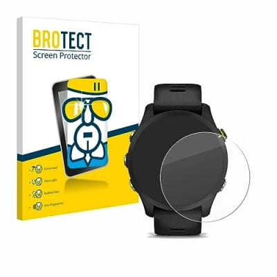 Afbeelding van BROTECT Screenprotector voor Garmin Forerunner 255 / Music Folie Beschermfolie Beschermglas transparant