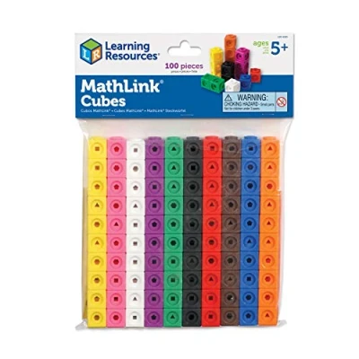 Afbeelding van Learning Resources ® Mathlink® Kubussen, Set van 100