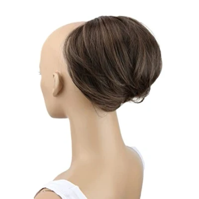 Afbeelding van CAISHA Knot Haarstukje Vlecht Haar Broodje Hepburn Stropdas Opsteekkapsels Bruin Mix HD19