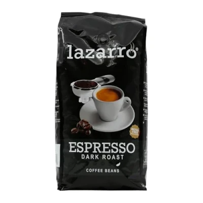 Afbeelding van Lazarro Espresso Dark Roast Bonen 1 kg