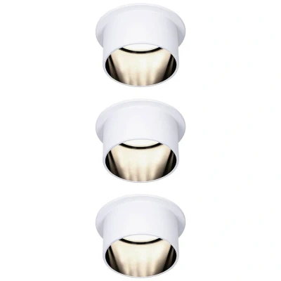 Afbeelding van PAULMANN 93377 LED inbouwlamp vast ingebouwd 18 W Wit (mat), Zwart (mat)