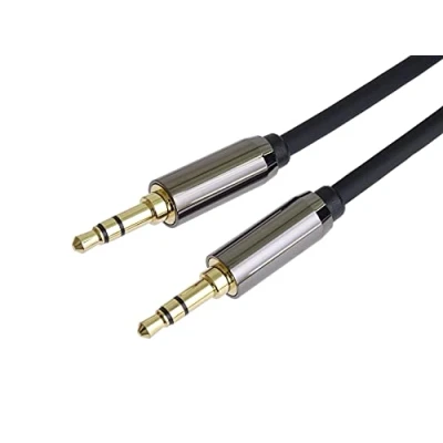 Afbeelding van PremiumCord StereoJack kabel, 3,5 mm, stekker, stekker naar AUX headset, afgeschermd, metalen M/M, lengte 1,5 m