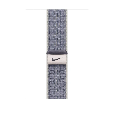 Afbeelding van Apple Watch Strap 46mm Grey/Blue Nike Sport Loop (145 220mm)