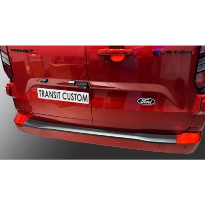 Afbeelding van RGM ABS Achterbumper beschermlijst passend voor Ford Transit Custom 2023 Zwart