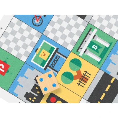 Afbeelding van Primo Toys STEM Robotics Uitbreidingsset Cubetto Coding avontuurset Stadsjungle