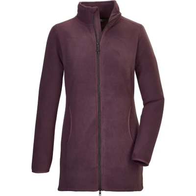 Afbeelding van Killtec KOW 110 Fleecevest Dames Lange rits fleece Plum