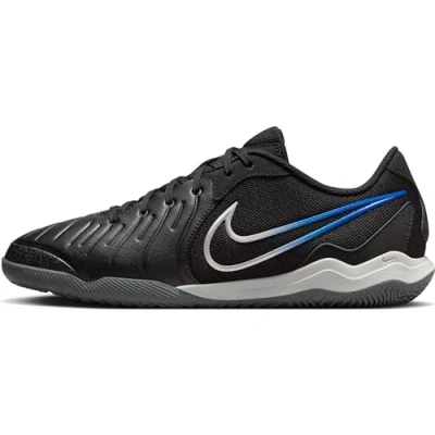 Afbeelding van Nike Performance Legend 10 Academy IC Zaalvoetbalschoenen, Heren, Maat: 39, Black/chrome/hyper royal Kunststof/ textiel