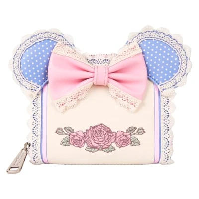 Afbeelding van Loungefly Disney by Wallet Minnie Floral and Lace Ears Wallets