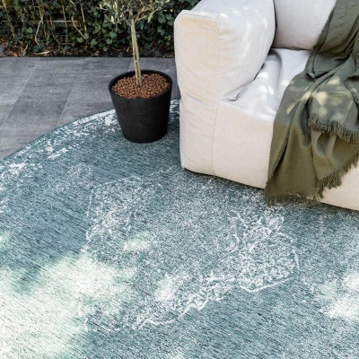 Afbeelding van Rond Buitenkleed sage Groen dubbelzijdig EVA Interior 200 Ø (L)