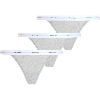 Afbeelding van Calvin Klein String Thongs Dames (3 pack)