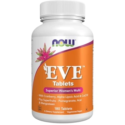 Afbeelding van Now Foods Eve 180 tabletten