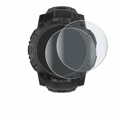Afbeelding van BROTECT Screenprotector voor Garmin Instinct 3 Solar Tactical Edition (50 mm) Folie Beschermfolie matte volledig dekking (2 Stuks)