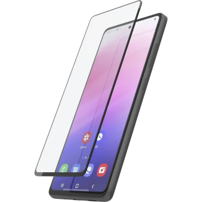 Afbeelding van Hama 3D Full screenprotector geschikt voor Samsung Galaxy A54 Gehard glas Anti vingerafdrukcoating Helderheid in HD kwaliteit Zwart