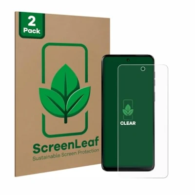 Afbeelding van ScreenLeaf Screenprotector voor Motorola Moto G55 Duurzame schermbescherming Folie Beschermfolie transparant (2 Stuks)