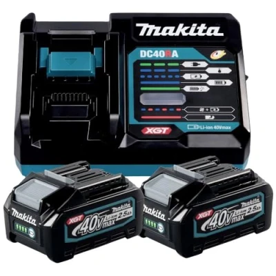 Afbeelding van Makita 191L76 1 Accu en acculader voor gereedschap 40 V 2.5 Ah Li ion
