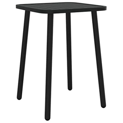 Afbeelding van Tuintafel 50x50x71 cm staal antracietkleurig