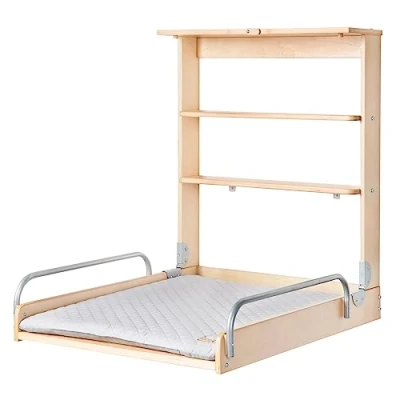 Afbeelding van roba Wandkleedrek naturel + aankleedkussen Style grijs