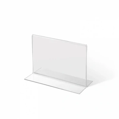 Afbeelding van T Standaard Menuhouder Acryl A7 Liggend