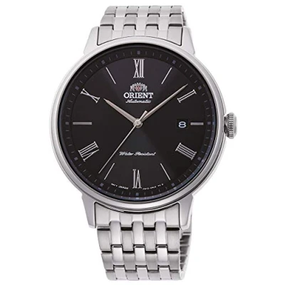 Afbeelding van Orient Aviator Flight Refresh Herenhorloge met automatisch opwinden, Zwart staal, Armband