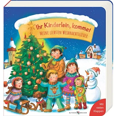Afbeelding van Ihr Kinderlein kommet: Meine liebsten Weihnachtslieder. Macht die Adventszeit mit Kindern noch schöner: Farbenfrohes Pappbilderbuch ab 2 Jahren Weihnachtsgeschichten zum Vorlesen: 3582