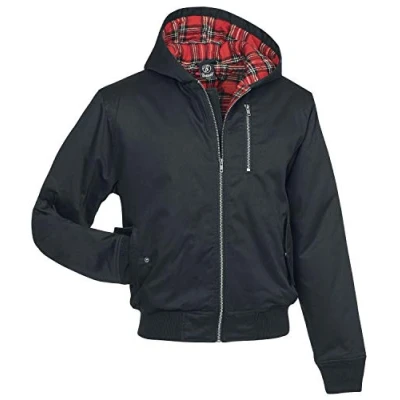 Afbeelding van Brandit LORD Canterbury Hooded Sweater met rits, Heren, Maat: Medium, Black