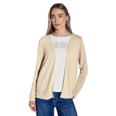Afbeelding van Street One Open damesjas, Katoen Beige, 36