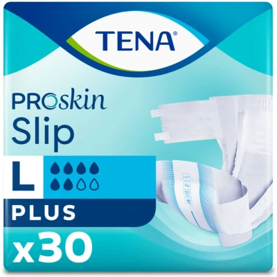 Afbeelding van 3x TENA Slip Plus ProSkin Large 30 stuks