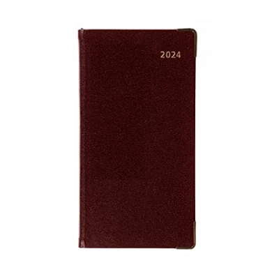 Afbeelding van Collins Debden Zakelijke Zakken 2024 Dagboek Slimchart Zakdagboek Weekl om te bekijken met notities Business Planner en Organizer Januari tot December Wekelijks Rood