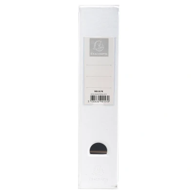 Afbeelding van Exacompta 90157E tijdschriftencassette (van stevig pvc met opgeplakte etikettenhouder en greepgat, rug 70 mm) 1 stuk, wit