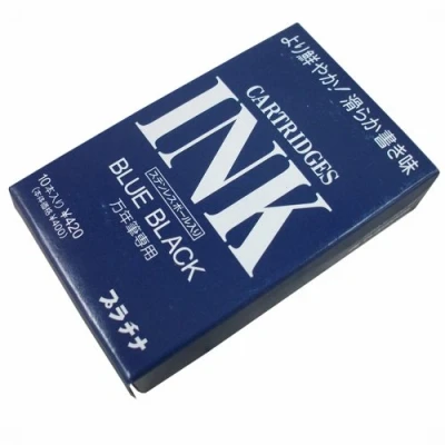 Afbeelding van Platinum Vulpen Navulling 10 patronen Blauw Zwart