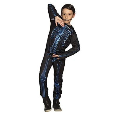 Afbeelding van Boland Kostuum Mr X ray (4 6 jr) Kinderen Skelet Halloween verkleedkleding