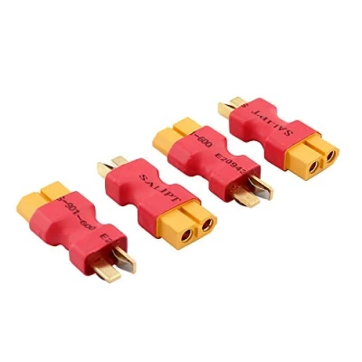 Afbeelding van OliRC 4pcs No Wires Connector: XT60 XT 60 Female to Deans Style T Plug Male Connector Adapter(C13 4)