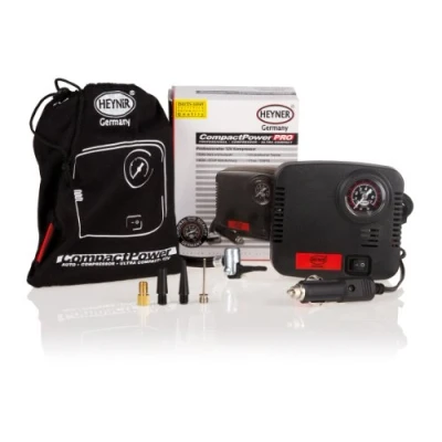 Afbeelding van HEYNER® Auto compressor elektrische luchtpomp draagbare aansluiting via sigarettenaansteker