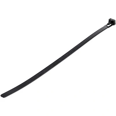 Afbeelding van StarTech.com CBMZTRB10BK kabelbinder Losmaakbare Nylon, Kunststof Zwart 1000 stuk(s)