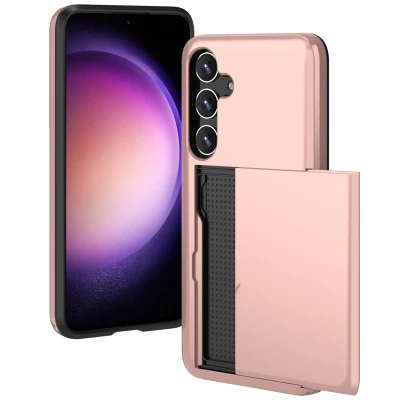 Afbeelding van Samsung Galaxy S24 Plus Hoesje Kunststof iMoshion Backcover/Hardcase Rosé goud Telefoonhoesje