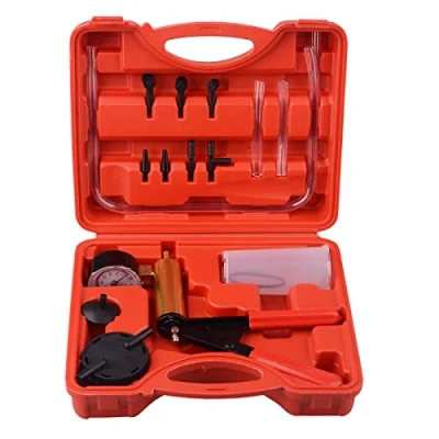 Afbeelding van DAYUAN Vacuümpomp Rempomp Tester Set Vacuümmeter en Remblender Kit voor Auto met Adapters Behuizing Metalen Handvat