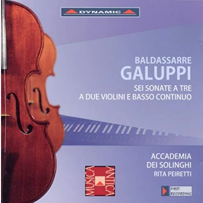 Afbeelding van Accademia Dei Solinghi, Rita Peitetti Galuppi: Sei Sonate A Due Violini E Basso Continuo (CD)