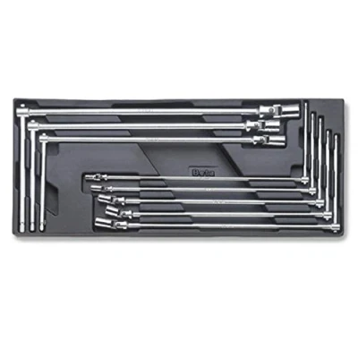 Afbeelding van Beta T63 T Sleutels met Cardan HMS Harde Inlegbak Zeskant 7 19 mm 024240063