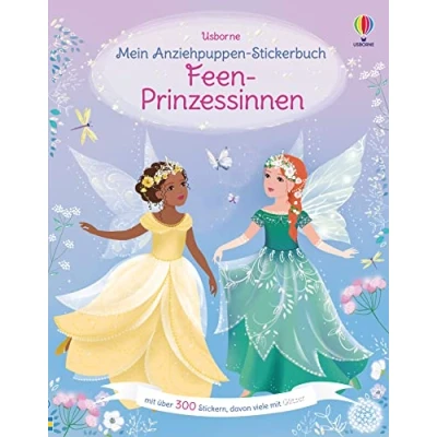 Afbeelding van Mein Anziehpuppen Stickerbuch: Feen Prinzessinnen: mit über 300 Stickern, davon viele Glitzer