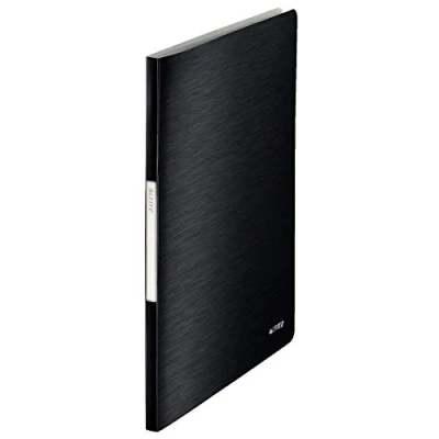 Afbeelding van Leitz Showbook Style, A4, PP, 40 hoesjes, satijnzwart