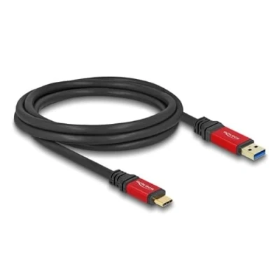 Afbeelding van DeLOCK 80618 USB kabel 2 m 3.2 Gen (3.1 2) A C Zwart, Rood