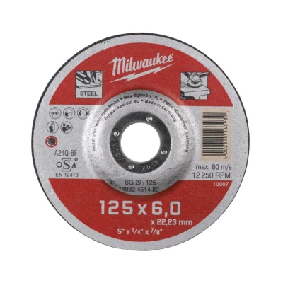 Afbeelding van Milwaukee Accessoires metaalafbraamschijf SG 27/125 (6) 25 stuks 4932451482