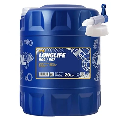 Afbeelding van MANNOL 20L 7715 Longlife 504/507 speciale motorolie API SN ACEA C3 incl. kraan