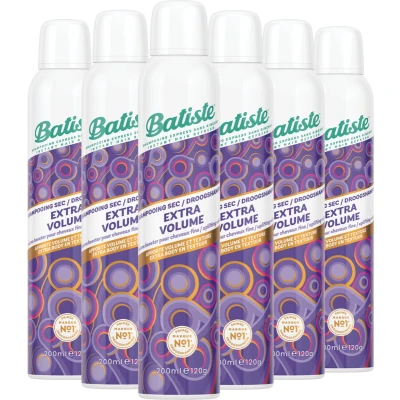 Afbeelding van 6x Batiste Droogshampoo Extra Volume 200 ml