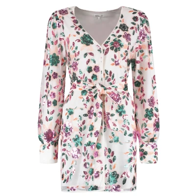 Afbeelding van Harper &amp; Yve Jurk Yade Ecru Multi HSP S/36