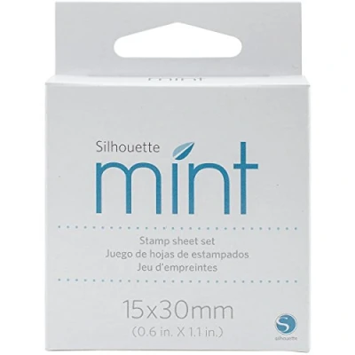 Afbeelding van Silhouette Gebruik Sheet Set om aangepaste stempels Mint, XS te maken