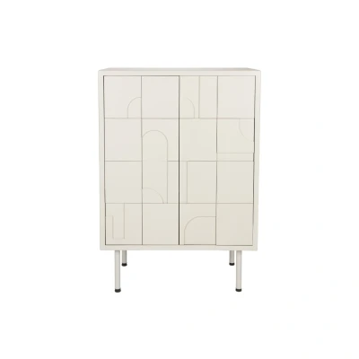 Afbeelding van Housecraft Funk Kast/ Opbergkast Laag Beige
