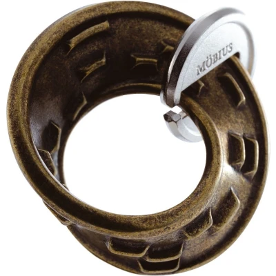 Afbeelding van Huzzle Breinbreker Cast Mobius 11,8 Cm Staal Brons