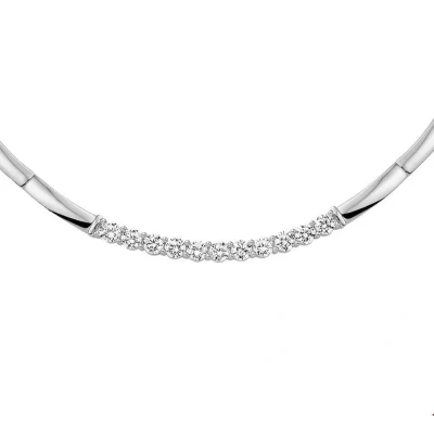 Afbeelding van Zilveren Ketting Zirkonia 4 mm x 45 cm lang