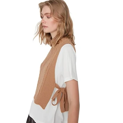 Afbeelding van Trendyol TWOAW22SV0058 Volwassenen Vrouwen Single kameel L